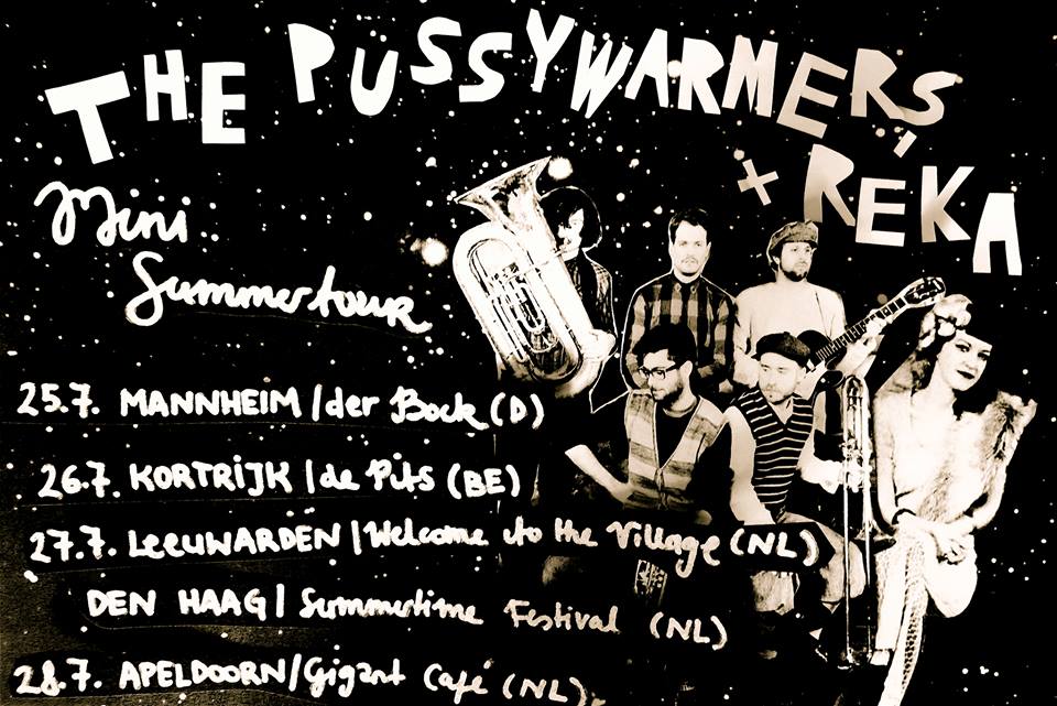 The Pussywarmers & Réka tour this weekend!